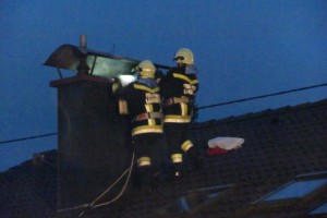 Passanten entdeckten Kaminbrand in Laakirchen