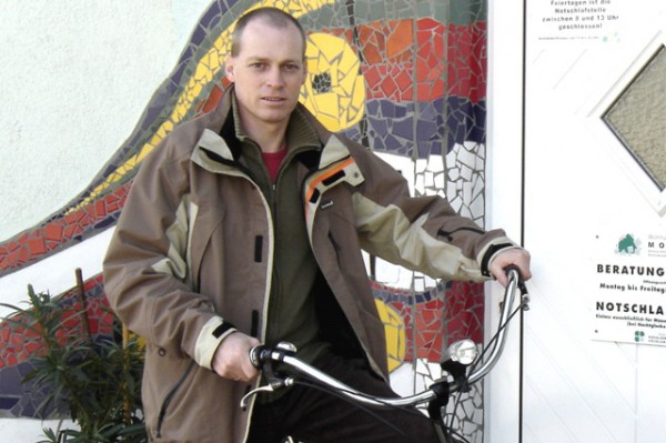 Umweltstadtrat Hindinger fährt täglich mit dem Rad zur Arbeit