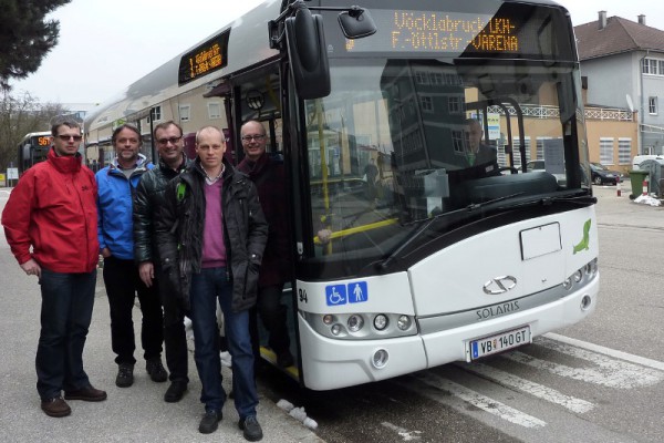 Seit 2. April fahren neue, Barriere freie Stadtbusse