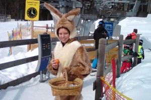 Schneehase und Rieseneierspeise am Kasberg