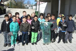 Eifrige Müllsammler in Vöcklabruck