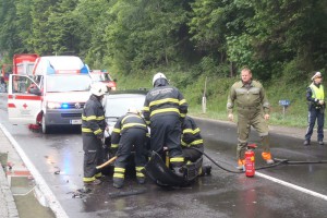 Bad Ischl: Unfall in der Kalkwerkkurve - LKW touchierte LKW