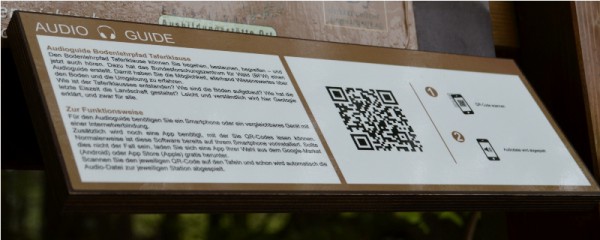 Neuer Audioguide Bodenlehrpfad Taferlklause am Fuße des Höllengebirges