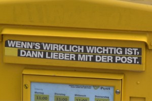 In Bad Goisern geht die Post ab!