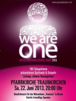 We are one - Konzert in Traunkirchen