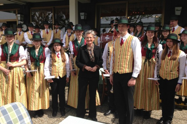 Bundesministerin Dr. Claudia Schmied bei 1. Mai Weckruf in Gmunden