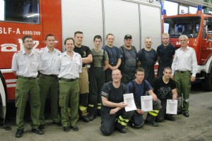 Erfolgreiche Prüfung zum Atemschutzleistungsabzeichen