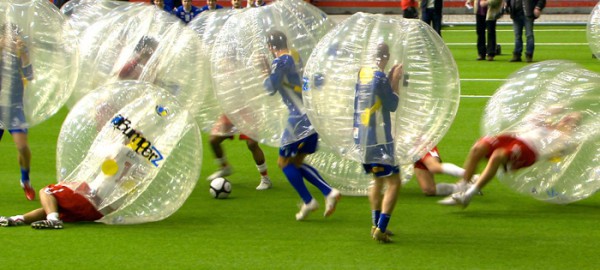 Bubble-Soccer und Kinderfest zum Schulschluss Kirchham