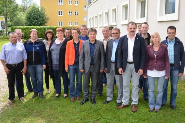 Verkehrslandesrat Reinhold Entholzer auf Kurzbesuch in Ebensee