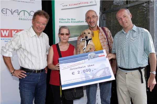 Weltumwelttag 2013 - Gewinner aus dem  Bezirk Vöcklabruck beim Klimabilanz-Gewinnspiel 