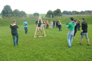 UPM Lehrlinge beim Sicherheitstraining