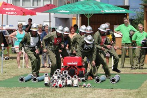 Seit fünf Jahrzehnten - Bewerbsgruppe der Feuerwehr Lenzing