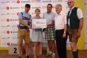 Unterstützung der Salzkammergut-MTB-Trophy für die "Schmetterlingskinder"