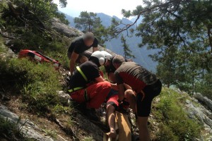 Alpinist am Sonnstein aus Bergnot gerettet