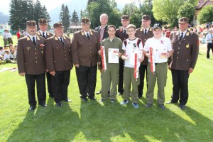 Feuerwehrjugend Viechtwang beim Salzburger Landesjugendleistungsbewerb