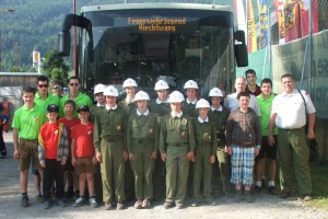 Feuerwehrjugend Viechtwang beim Salzburger Landesjugendleistungsbewerb