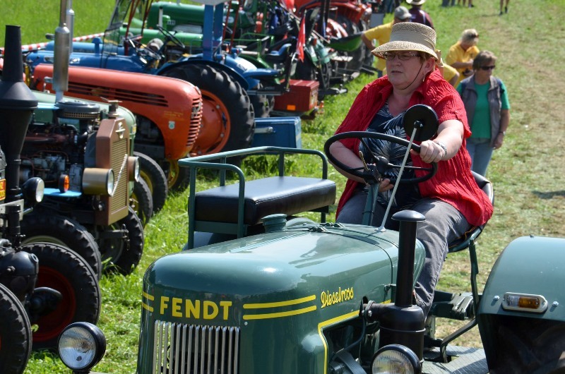 Oldtimer-Traktorentreffen in Aurach am Hongar