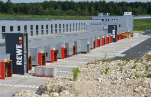 Ohlsdorf: Erster LKW im neuen Rewe-Lager abgefertigt