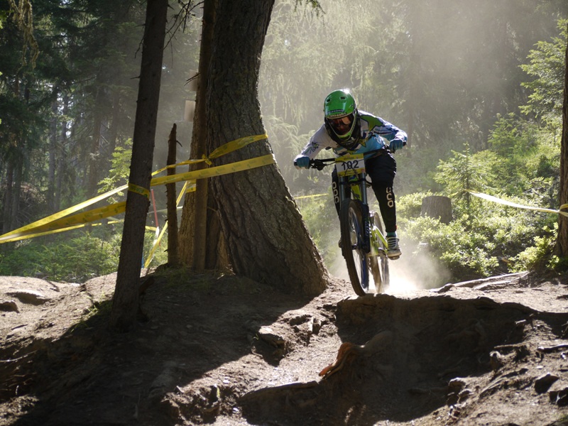 Elke Rabeder ist Vize-Staatsmeisterin im Downhill