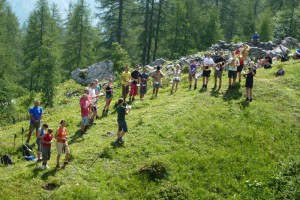 Traditionelle Bergmesse am Gosaukamm