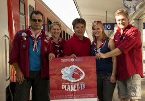 4.000 Pfadfinder zu Gast beim Planet 13 in St. Georgen im Attergau
