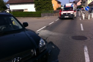 Attnang: erneut B1-Unfall auf der Lidl-Kreuzung