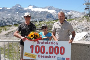 100.000ster Besucher bereits in dieser Sommersaison begrüßt