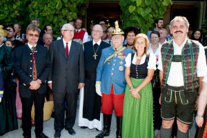 Empfang nach der Kaisermesse im Kaiserpark