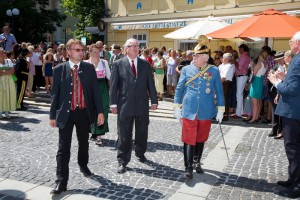 Empfang nach der Kaisermesse im Kaiserpark