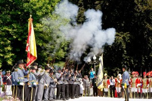 Empfang nach der Kaisermesse im Kaiserpark