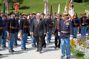 Empfang nach der Kaisermesse im Kaiserpark