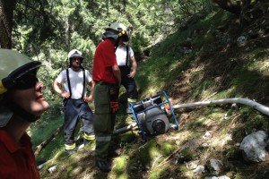 Entspannung bei Waldbränden im Salzkammergut