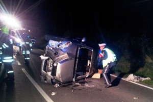 Unfall am Hotzberg fordert einen Verletzten