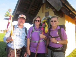 3. Route des St. Rupert Pilgerweges von Waging am See zum Wolfgangsee eröffnet