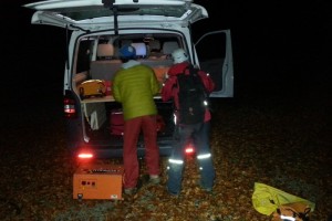 Alkoholisierte Jugendliche im Gebirge - vier Kletterer von Unwetter überrascht - Bergrettung Grünau im Dauereinsatz