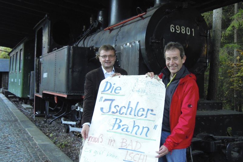 Erinnerung an die "Ischler-Bahn" bleibt Bad Ischl erhalten