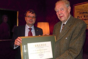Nestroy Gesellschaft feiert Prof. Dr. Heinrich Kraus