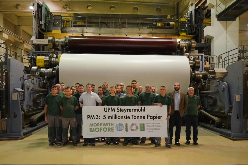 Fünf Millionen Tonnen Papier
