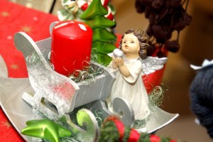 Adventmarkt im Foyer des LKH Gmunden