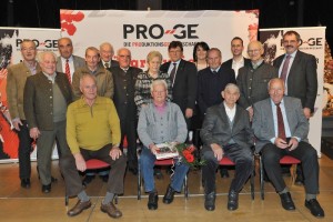 Produktionsgewerkschaft PRO-GE ehrt langjährige Mitglieder