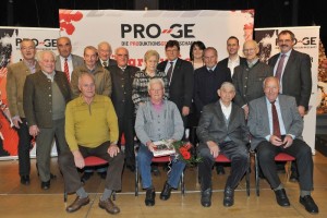 Produktionsgewerkschaft PRO-GE ehrt langjährige Mitglieder