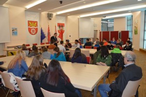 Poly-Schüler zu Besuch im Rathaus Laakirchen