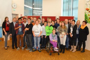 Poly-Schüler zu Besuch im Rathaus Laakirchen