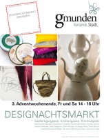 Designachtsmarkt am 3. Adventwochenende in der Gmundner Innenstadt