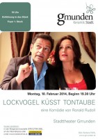 Lockvogel küsst Tontaube