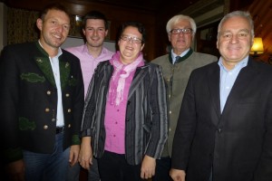 Vier ÖAAB Kandidaten des Salzkammergutes stellen sich AK-Wahl