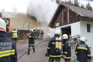 Kirchham: Brand in Hackschnitzlbunker fordert Feuerwehr