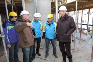 Grünbergseilbahn-Neubau im Endspurt - LR Dr. Michael Strugl auf Baustellentour