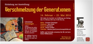 Verschmelzung der Generationen - Ausstellung in der Galerie 10er Haus