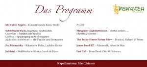 Konzert Trachtenkapelle Fornach